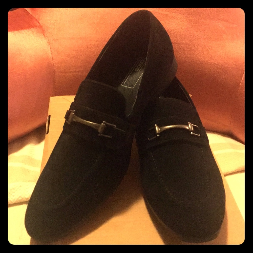 ASOS Black Suede Loafers
